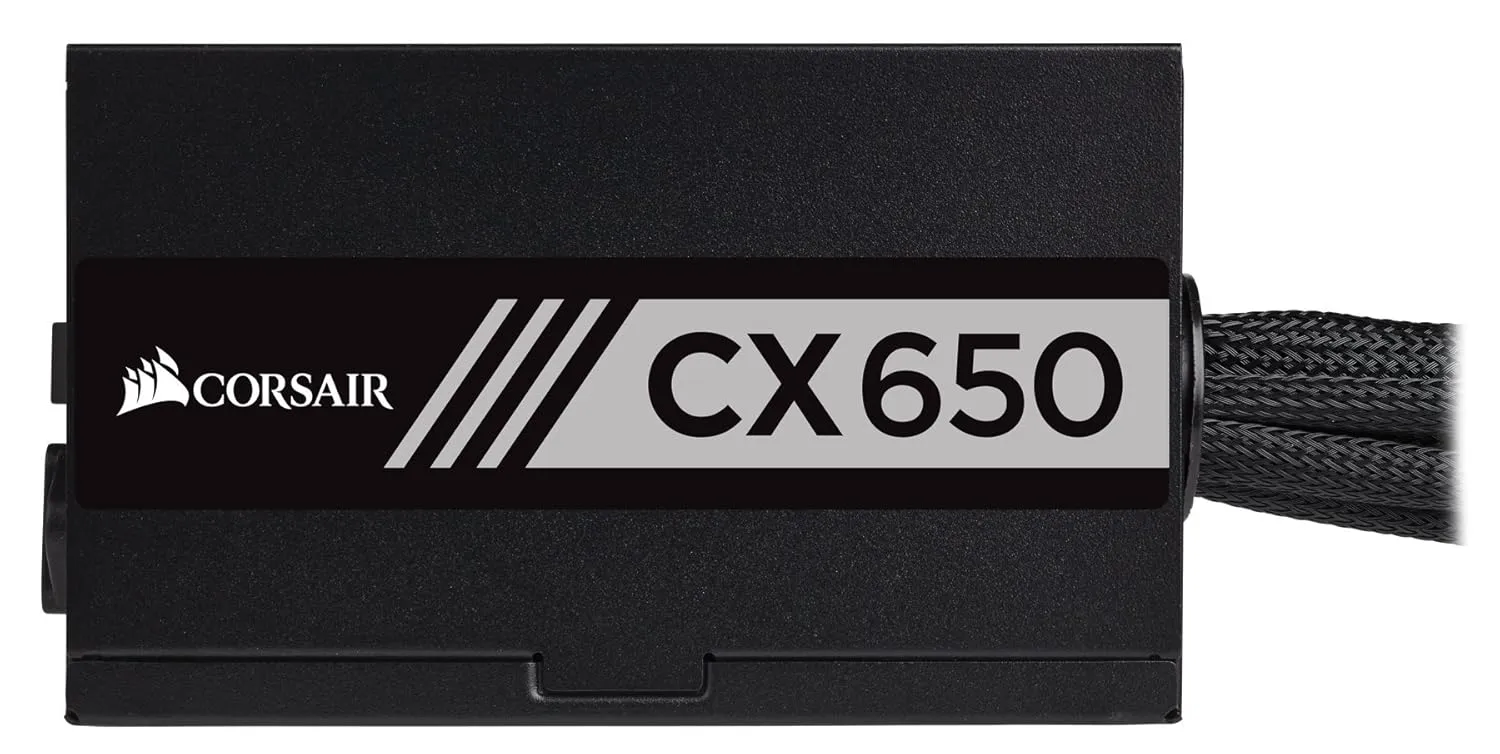Corsair CX650  650w 80 PLUS Bronze ATX Desktop Power Supply view 3